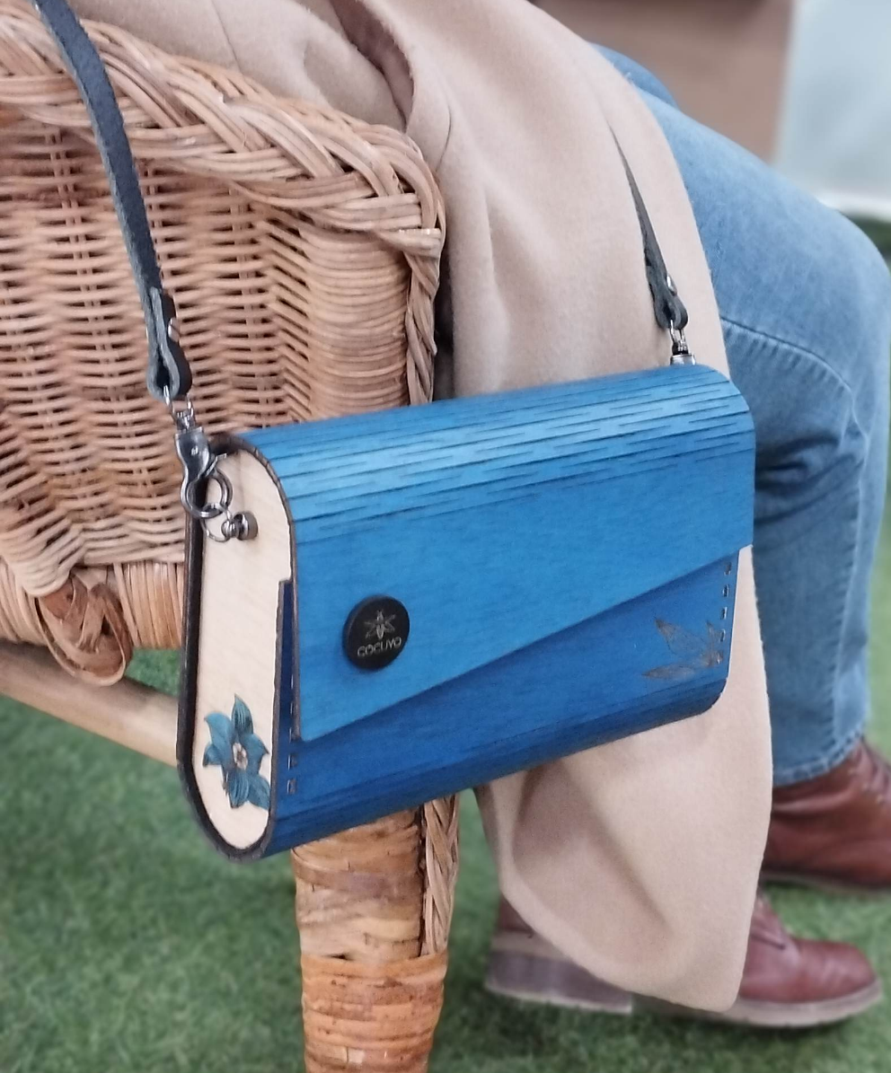 Bolsos COCUYO. Variante Trinidad Azul